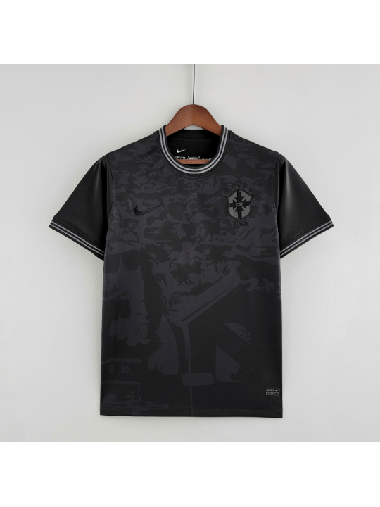 CAMISETA BRASIL 2022 Negro