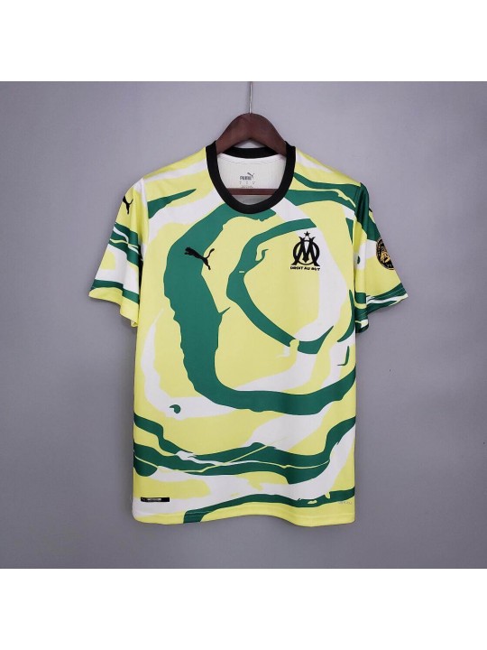 Camisetas Olympique Marseille "OM Africa" Edición especial 2021/2022  Blanco Amarillo Verde