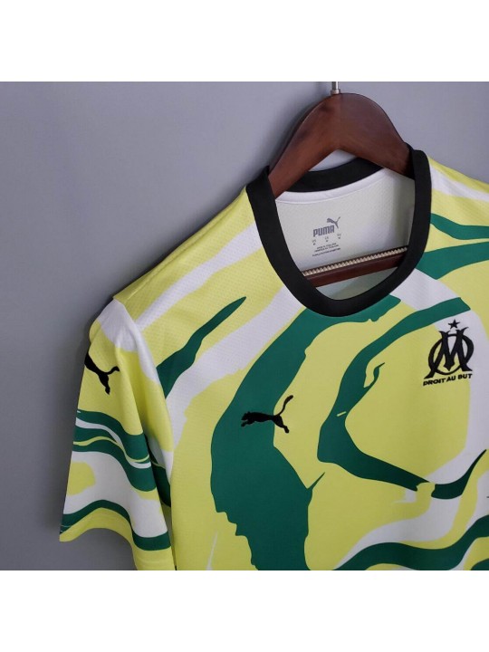 Camisetas Olympique Marseille "OM Africa" Edición especial 2021/2022  Blanco Amarillo Verde