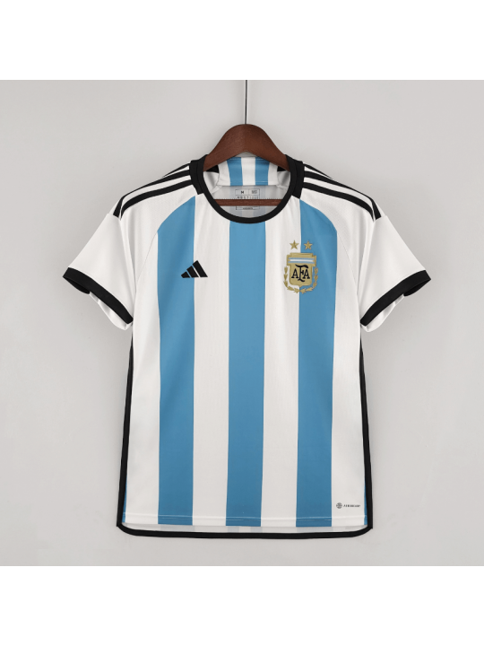 Camiseta Argentina Primera Equipación 2022 Niño