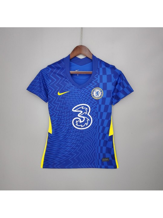 Camiseta Chelsea Fc Primera Equipación 2021-2022 Mujer