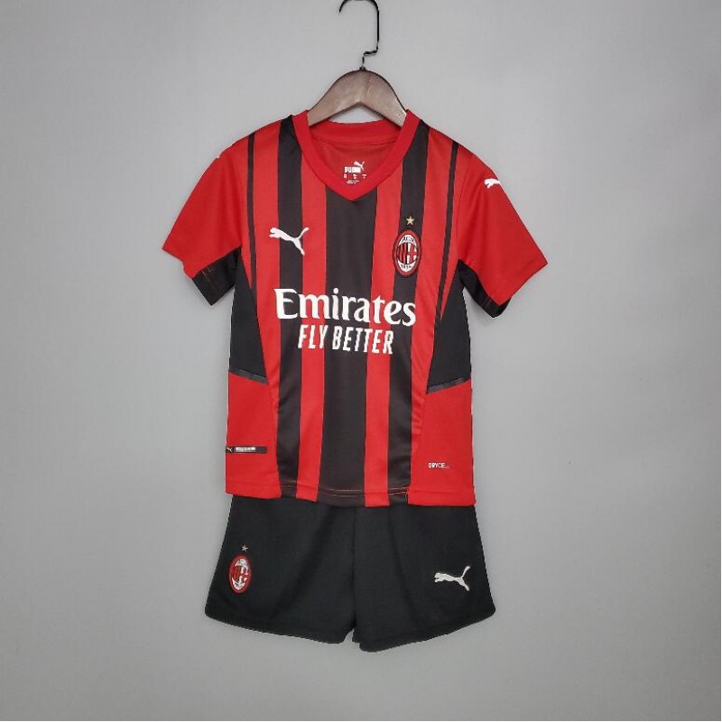 Camiseta AC Milan 1ª Equipación 2021/2022 Niño