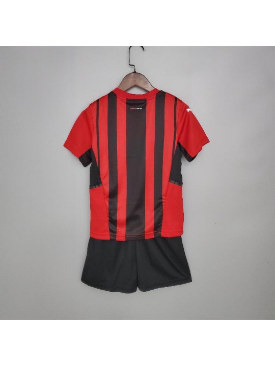 Camiseta AC Milan 1ª Equipación 2021/2022 Niño