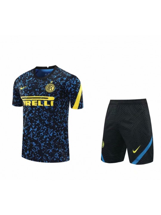Camiseta Inter Milan 2020-2021 Entrenamiento Camuflaje Azul