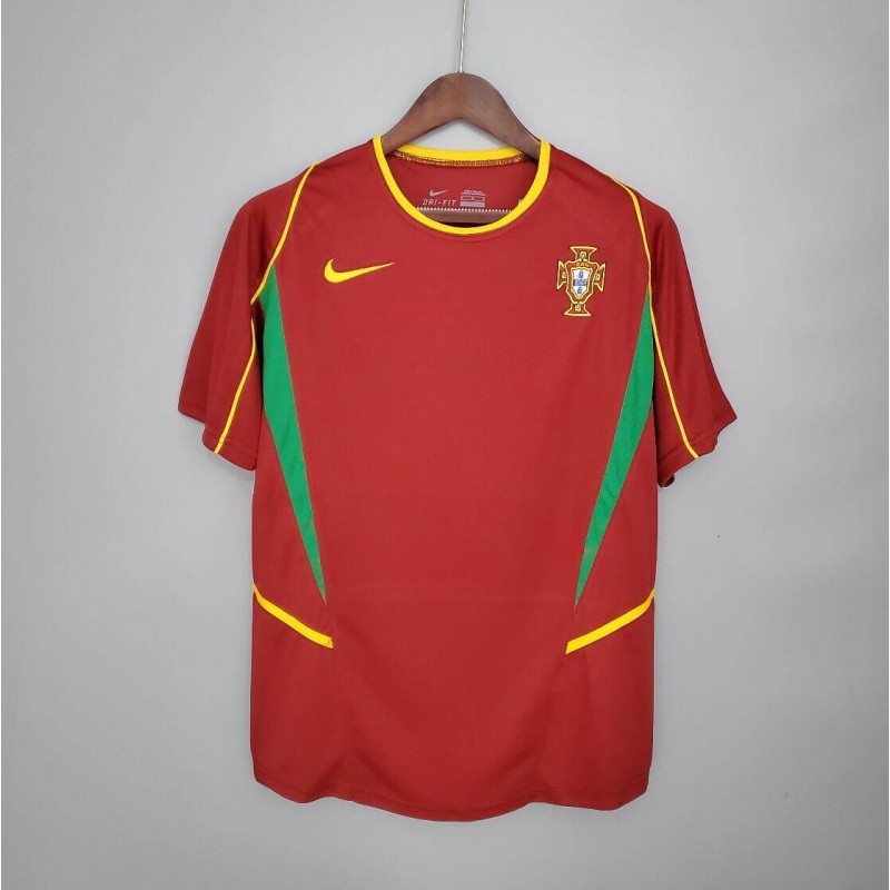 Camiseta Portugal Primera Equipación 2002