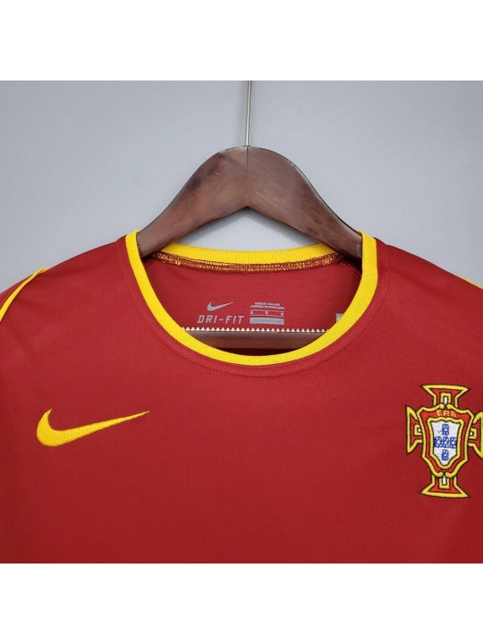 Camiseta Portugal Primera Equipación 2002