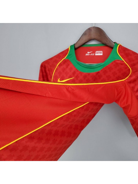 Camiseta Portugal Primera Equipación 2004