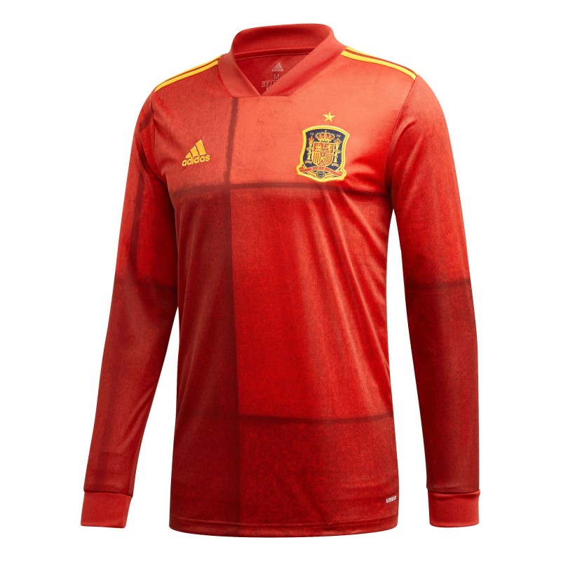 Camiseta 1ª España Euro 2021 Manga Larga