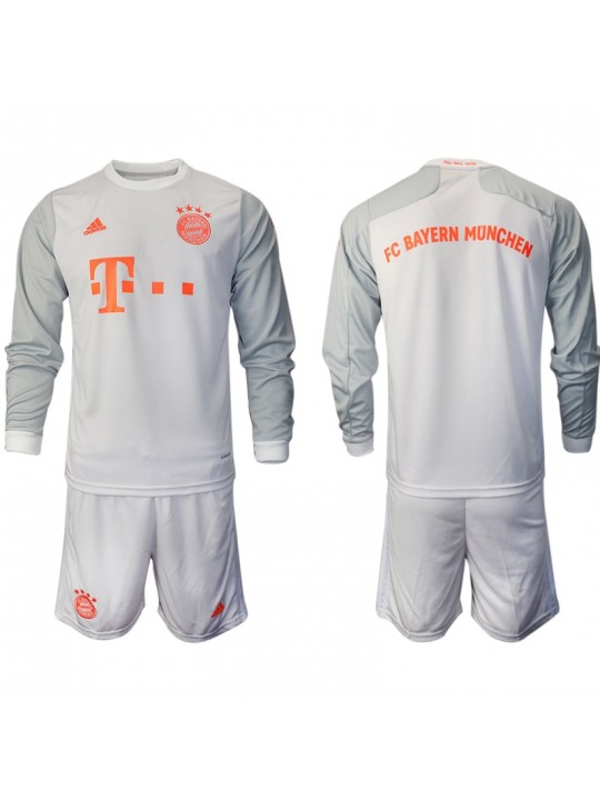 Camiseta FC Bayern Munich Segunda Equipación 2020-2021 Manga Larga