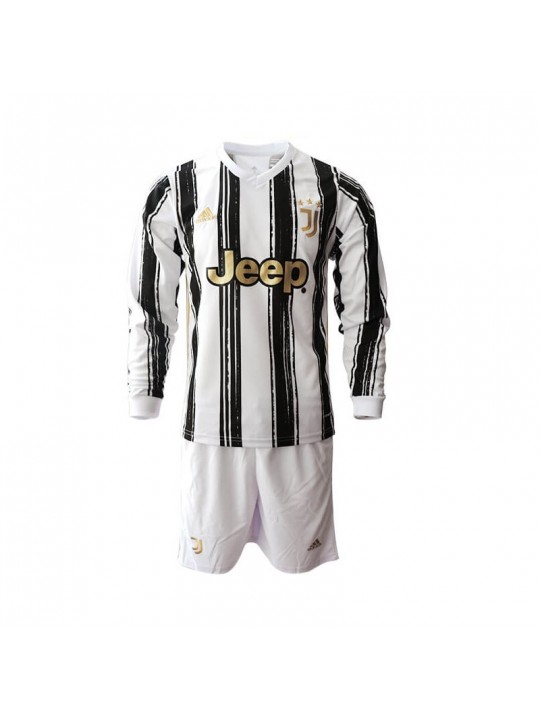 Camiseta Juventus Primera Equipacion Manga Larga 2020/2021 Niño