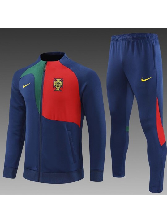 Chaqueta De Chándal Portugal Azul marino 2022 Niño