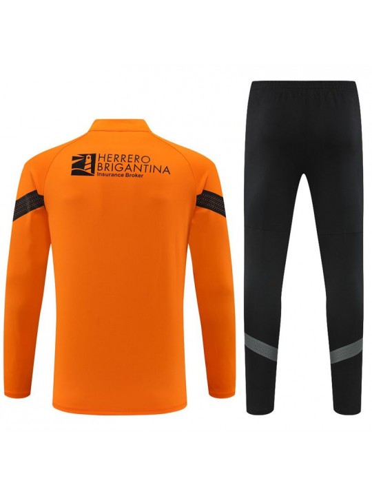 Sudadera entrenamiento FC Valencia 22/23 Niño Naranja