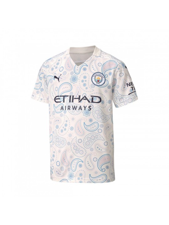 Camiseta Manchester City Fc Tercera Equipación 2020-2021 Niño