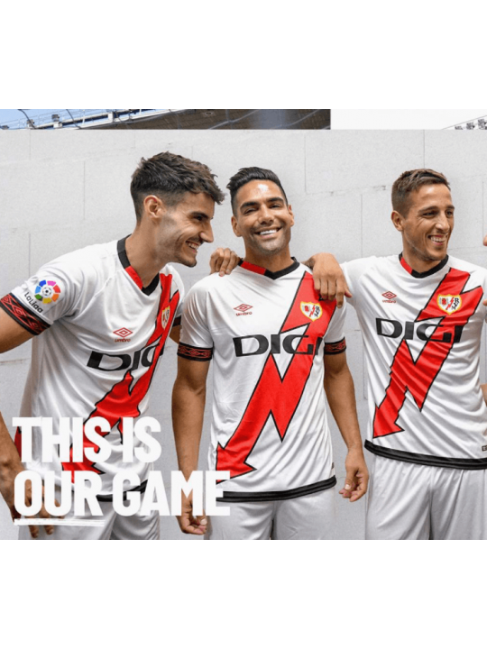 Camiseta Rayo Vallecano De Madrid Primera Equipación 22/23