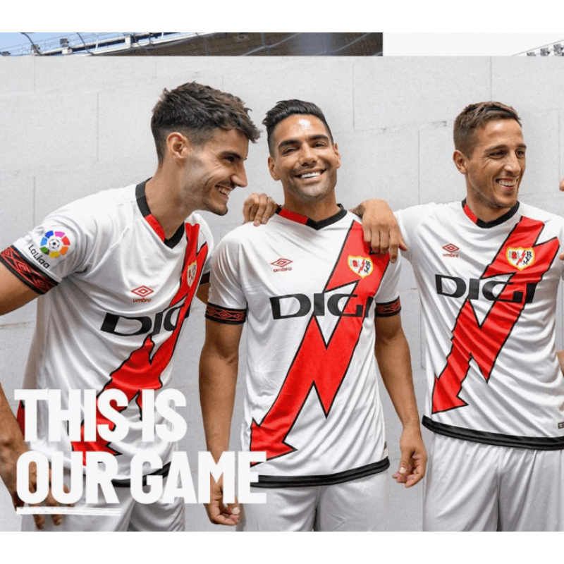 Camiseta Rayo Vallecano De Madrid Primera Equipación 22/23