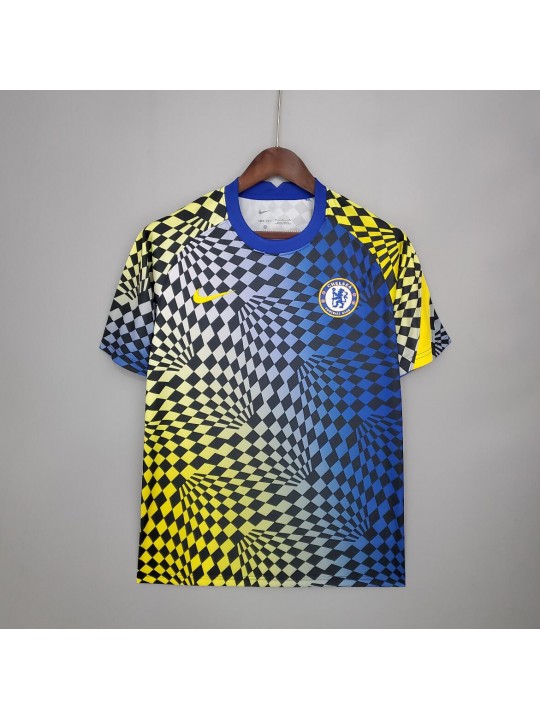 Camiseta 21/22 Chelsea Azul Y Amarillo