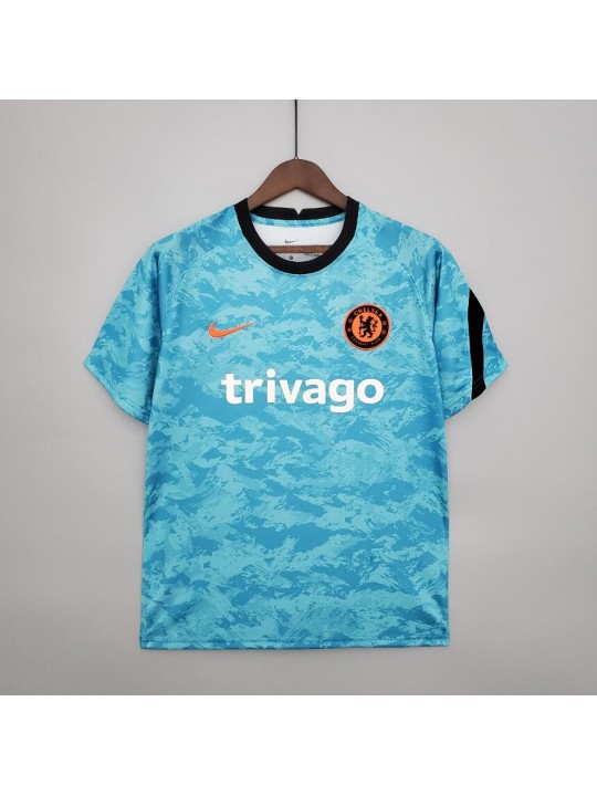 Camiseta Chelsea Fc Training 2021-2022 Azul