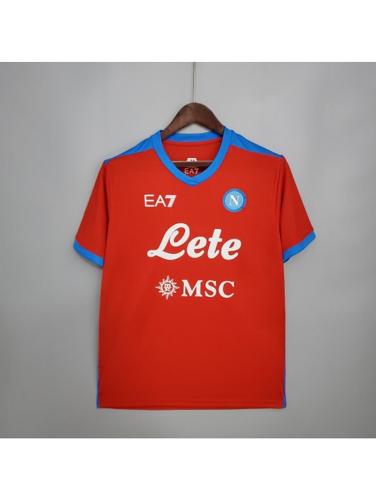 Camiseta Scc Napoli Segunda Equipación 2021/2022