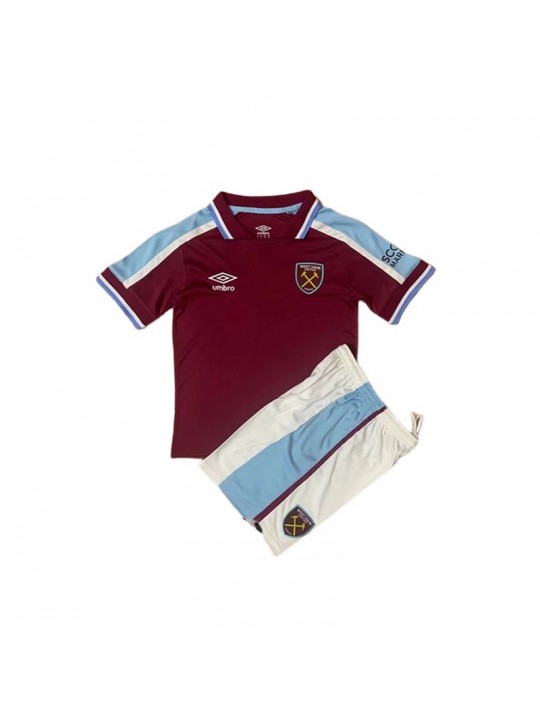 Camiseta West Ham 1ª Equipación 2021/2022 Nino