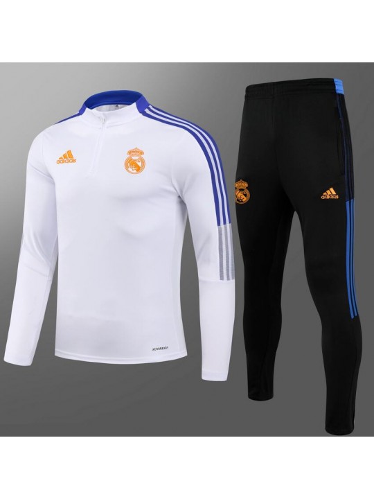 Chaquetas Entrenamiento FC Real Madrid 2021 Blanco