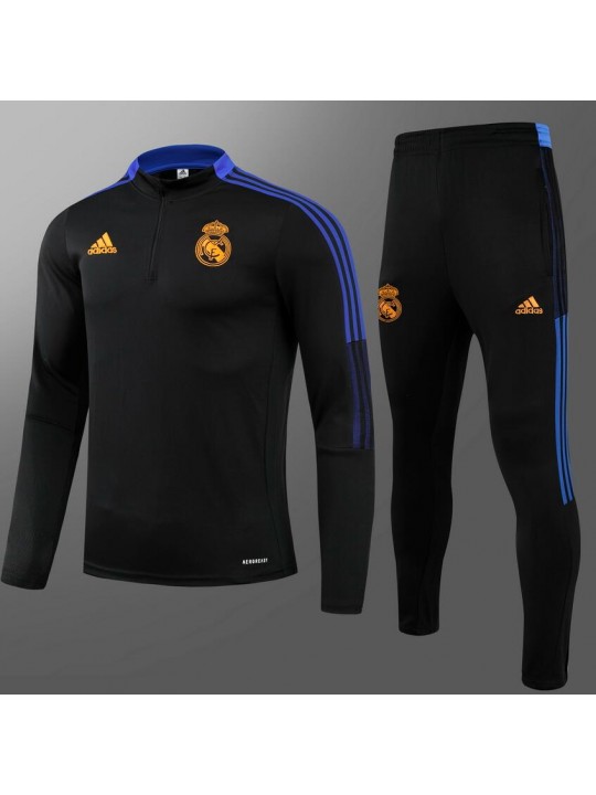 Chaquetas Entrenamiento FC Real Madrid 2021 Negro