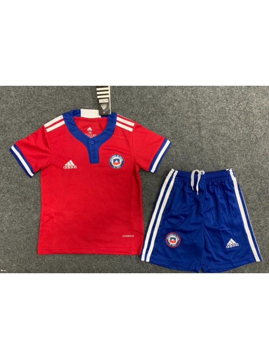 Camiseta Chile Primera Equipación 2021/2022 Niño