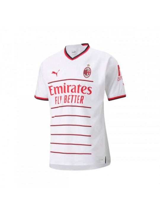 Camiseta Ac Milan Segunda Equipación Match 2022-2023 Niño