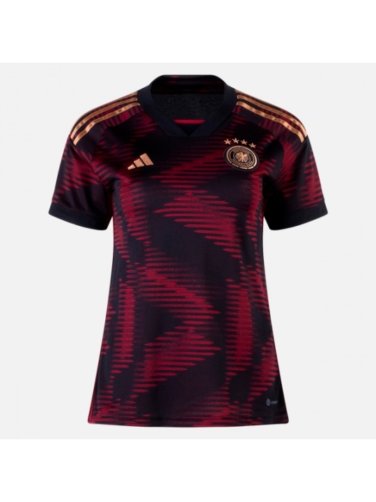 Camiseta Alemania Segunda Equipación Mundial Qatar 2022 Mujer