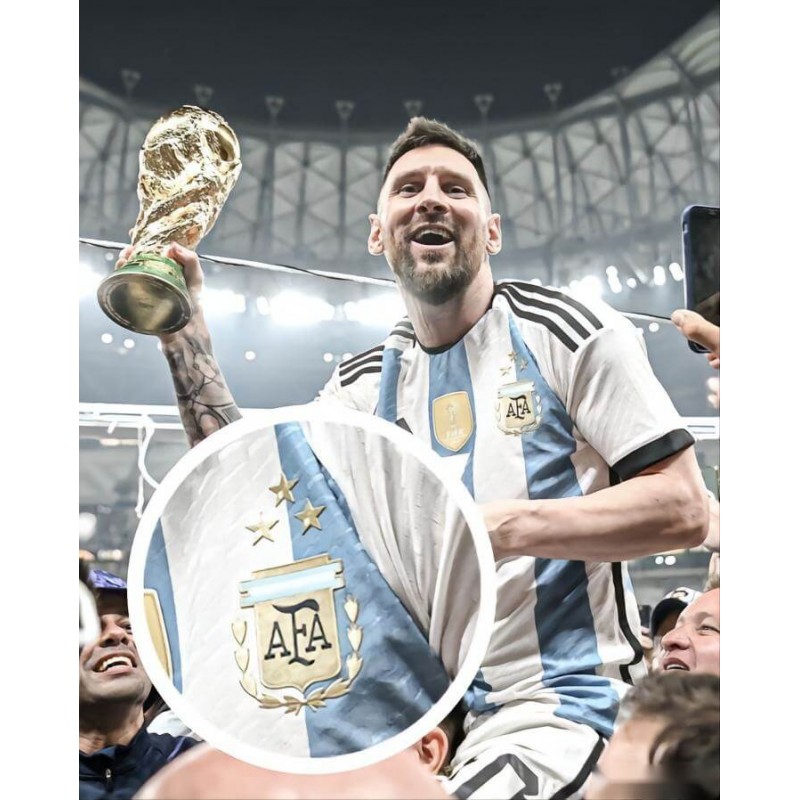 CAMISETA ARGENTINA PRIMERA EQUIPACIÓN Mundial Qatar 2022 3 Estrellas