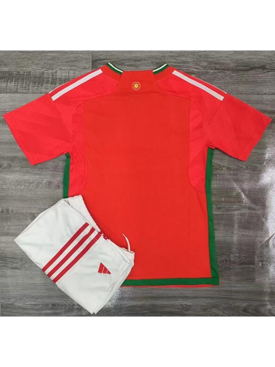 Camiseta GALES Primera Equipación Mundial Qatar 2022 Niño