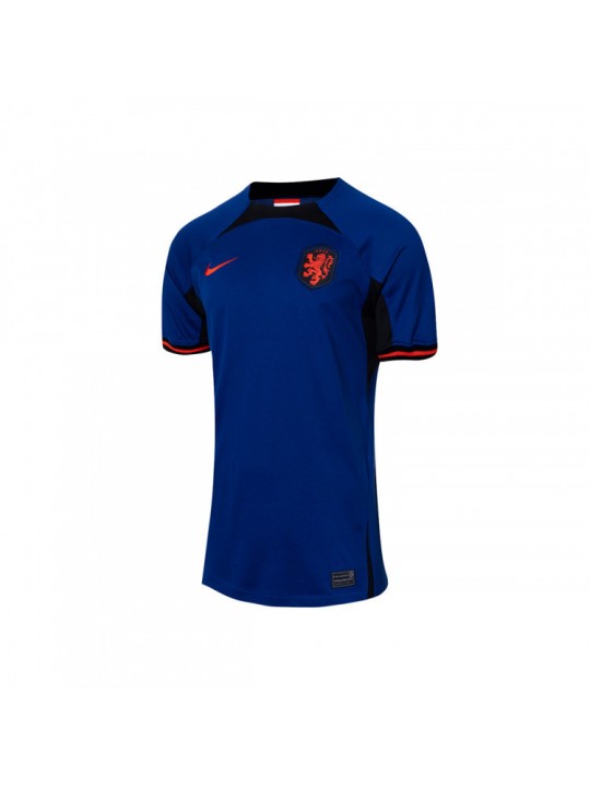 Camiseta Holanda Segunda Equipación Mundial Qatar 2022 Niño