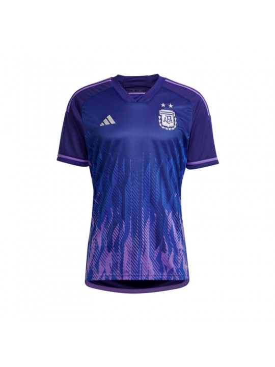 Camiseta Argentina Segunda Equipación Mundial Qatar 2022 Niño