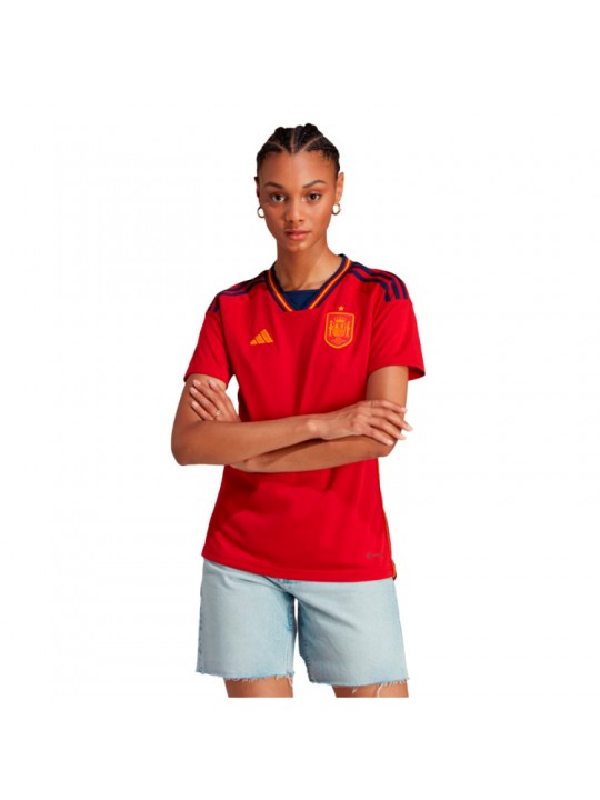 Camiseta España Primera Equipación Mundial Qatar 2022 Mujer