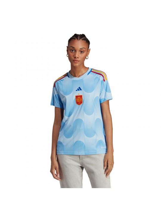 Camiseta España Segunda Equipación Mundial Qatar 2022 Mujer