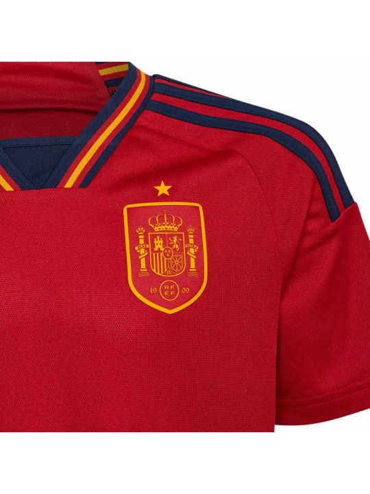 Conjunto España Primera Equipación Mundial Qatar 2022 Niño