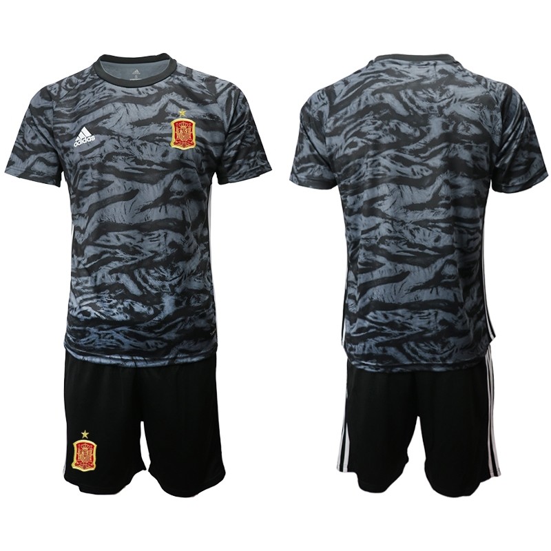 Camiseta España Portero en negro 2020 Edición Copa De Europa