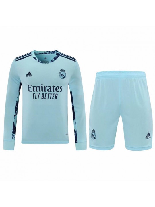 Camiseta 20/21 Real Madrid Portero Manga Larga Celeste