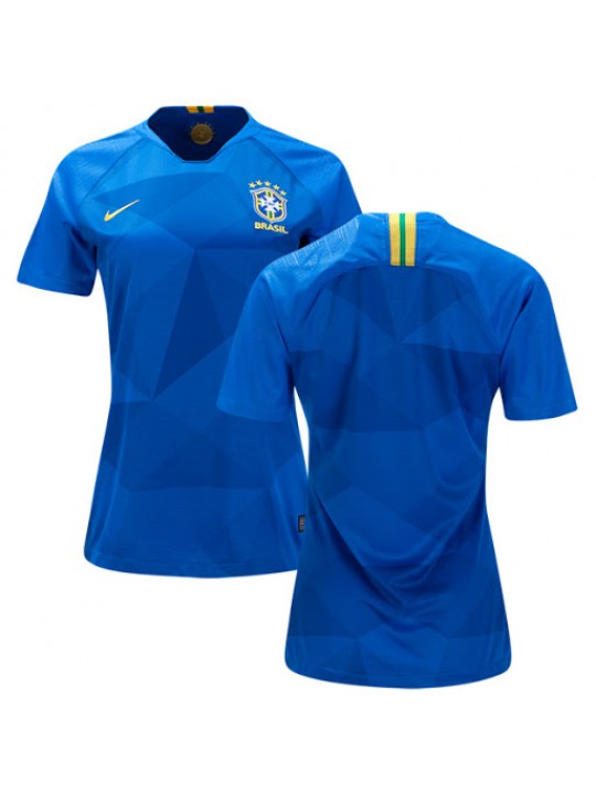 Camiseta Brasil 2ª Equipación 2018 Mujer