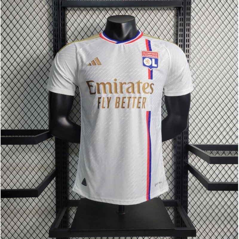 Camiseta Olympique De Lyon Primera Equipación 2023/2024 Authentic