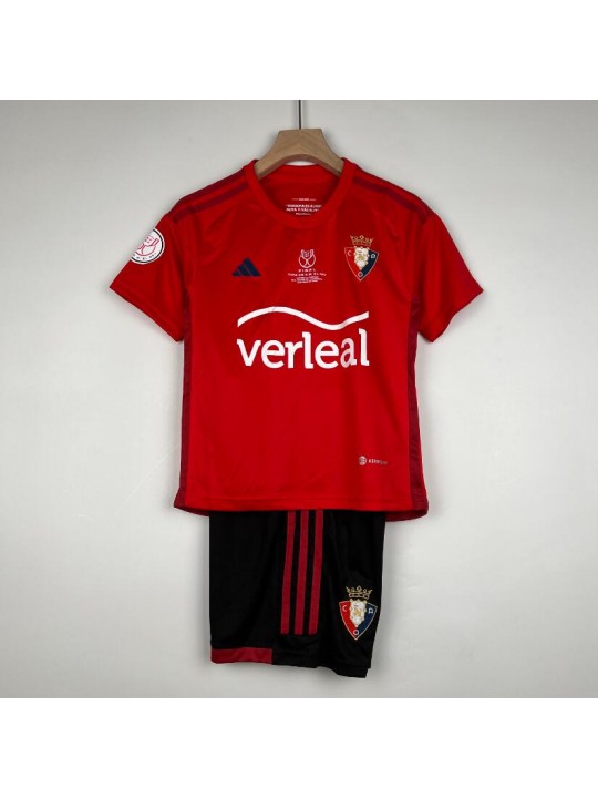 Camiseta Osasuna Para La Final De La Copa Del Rey 23/24 Niño