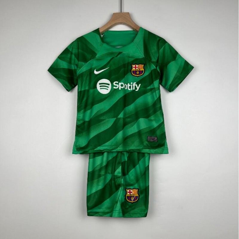 Camiseta Portero b-arcelona Verde 23/24 Niño