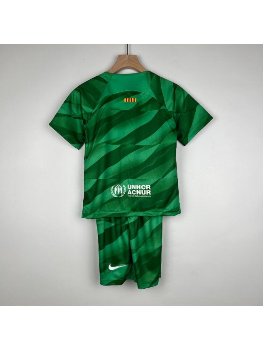 Camiseta Portero b-arcelona Verde 23/24 Niño