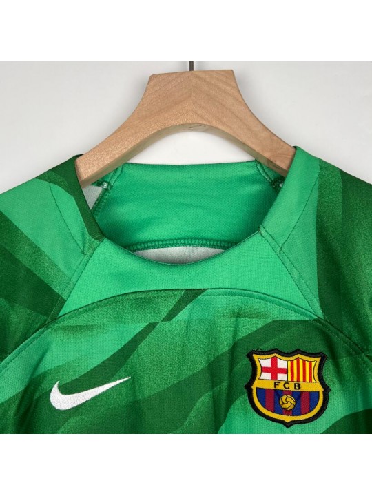 Camiseta Portero b-arcelona Verde 23/24 Niño