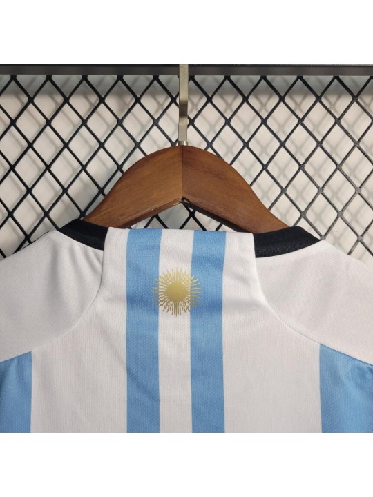 Camiseta Argentina Primera Equipación 2022 3 estrellas Mujer