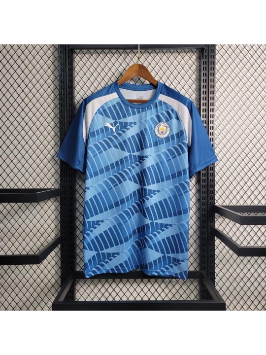 Camiseta Manchester City Pre-Match Azul 23/24