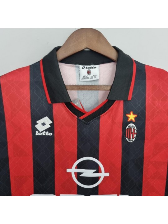 Camiseta Retro AC Mlian Primera Equipación 95/96