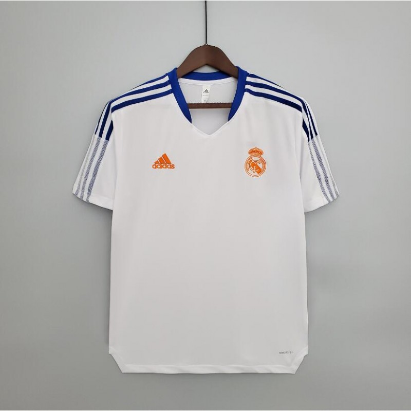 CAMISETA DE ENTRENAMIENTO EUROPEO DEL REAL MADRID - BLANCA