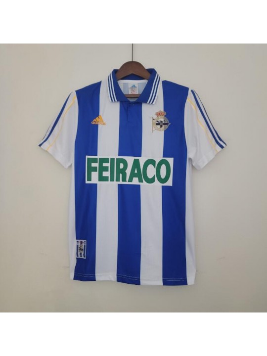 Camiseta LA CORUÑA Primera Equipación 99/00 Retro