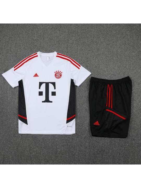 Camiseta Bayern Munich Pre-Match Blanco 22/23 + Pantalones