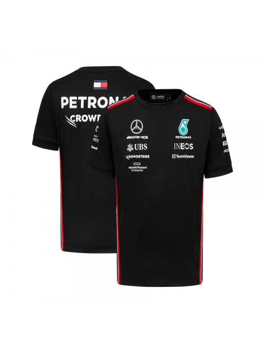 Camiseta Piloto Equipo Mercedes AMG Petronas F1 2023 - Negro